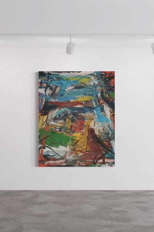 Untitled | Oil And Acrylic Painting in Paintings by Ethan Newman