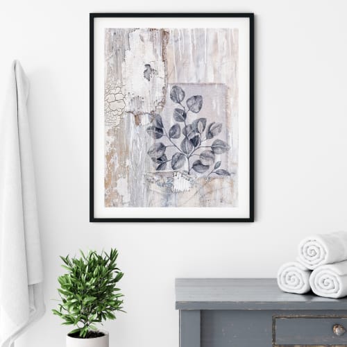 Penny Gum Eucalyptus - Abstract Wood Element Fine Art Print | Prints by Jennifer Lorton Art