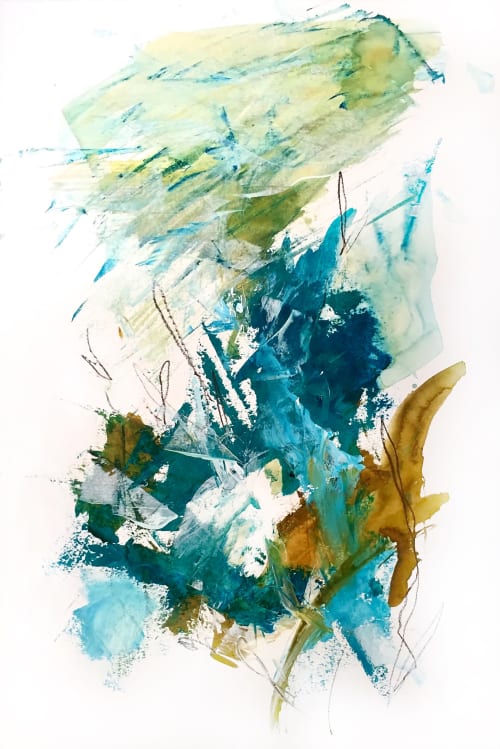 Another sea /2 | Oil And Acrylic Painting in Paintings by Cristina Dalla Valentina