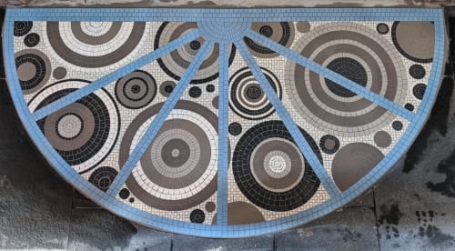 St Bartholomew's House Circular Entrance Floor Mosaic | Public Mosaics by Paul Siggins - The Mosaic Studio