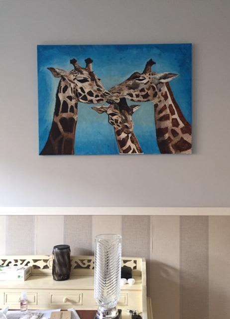 giraffes | Paintings by TERESA GOMEZ