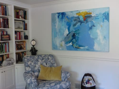 No room for blue | Paintings by Lucie Leduc