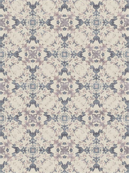 PENSIVE (blue shadow, smoked grape) | Area Rug in Rugs by Emma Gardner Design, LLC