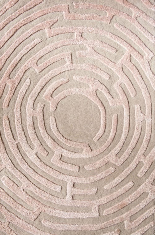 Amiens Maze Hand-Tufted Area Rug | Rugs by Kevin Francis Design