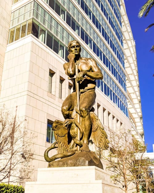 Power and Wisdom of the Law | Public Sculptures by Kaskey Studio LLC | Ronald Reagan Federal Building and United States Courthouse in Santa Ana