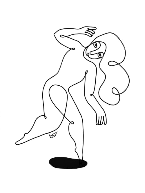 Wire Sculpture Dancers | Sculptures by Wired Sculpture Studios