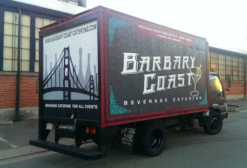Barbary Coast Delivery Service Truck | Art & Wall Decor by Mike Bam Tyau