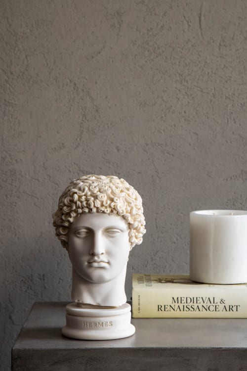 Hermes Bust Statue Compressed Marble Powder Medium | Sculptures by LAGU