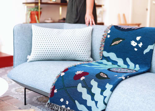 GENESIS - Woven Throw Blanket- Day 3 | Linens & Bedding by Studio NAMA | Prat living - פרט ליבינג in Tel Aviv-Yafo