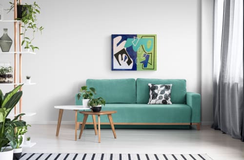 Fun and Games Abstract canvas painting | Paintings by Gwen Gunter
