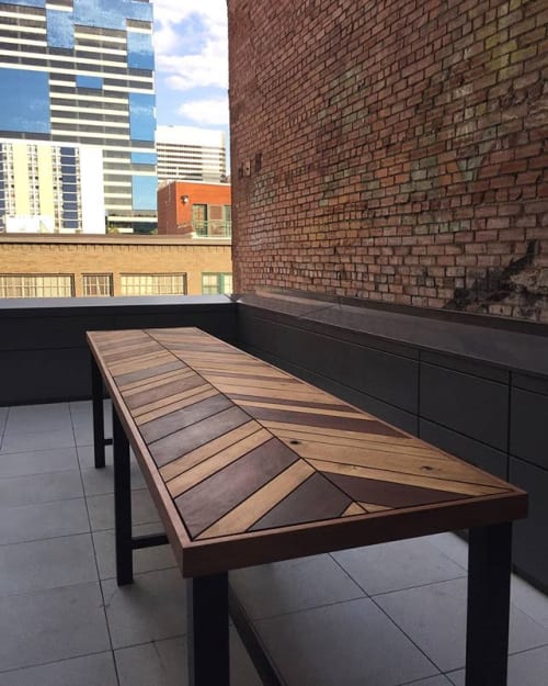 Community Dining Table | Communal Table in Tables by Where Wood Meets Steel | CTRL Collective - Denver LoDo in Denver