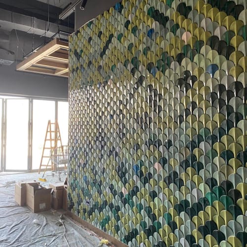 3D Drop Tile | Tiles by MF Art Ceramic