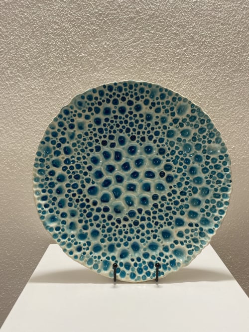 "Living Water" Ceramic decorative plate - art. | Decorative Bowl in Decorative Objects by "Living Water" Design by Bojana Vuksanović
