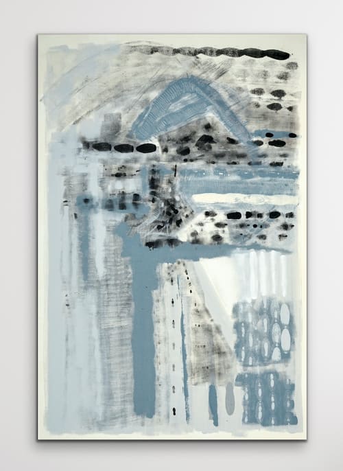 Tokyo Shibori Collection | 35x23 | Original Paintings | Oil And Acrylic Painting in Paintings by Jacob von Sternberg Large Abstracts
