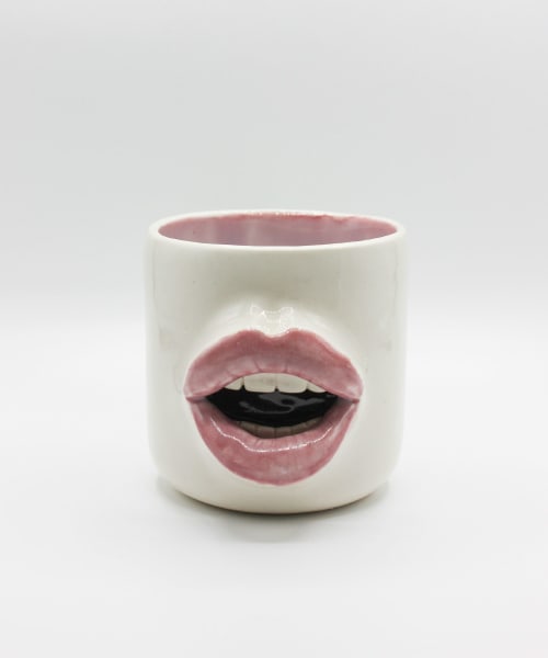 Handmade Ceramic Lip Mug | Drinkware by KOLOS ceramics
