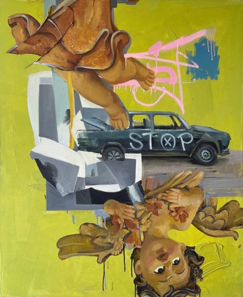 Stop | Paintings by Mykhailo Korobkov