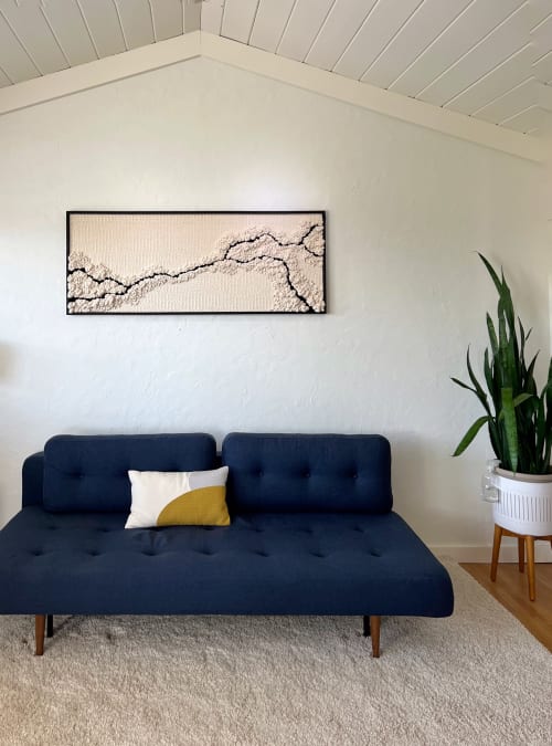 Woven wall art frame (Gorge 004) | Tapestry in Wall Hangings by Elle Collins