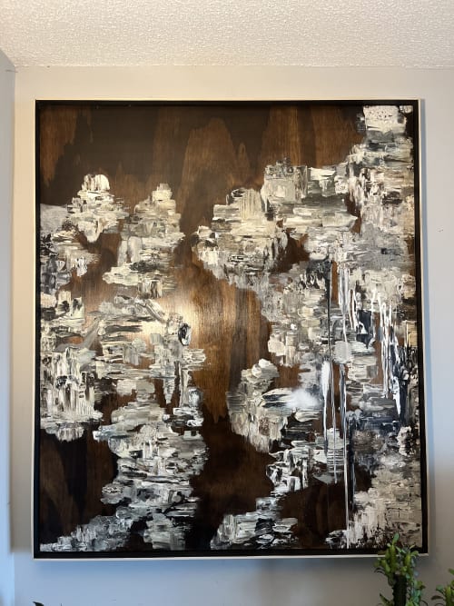 "atmosphere" (sold) | Oil And Acrylic Painting in Paintings by VISCERAL HOME STUDIO