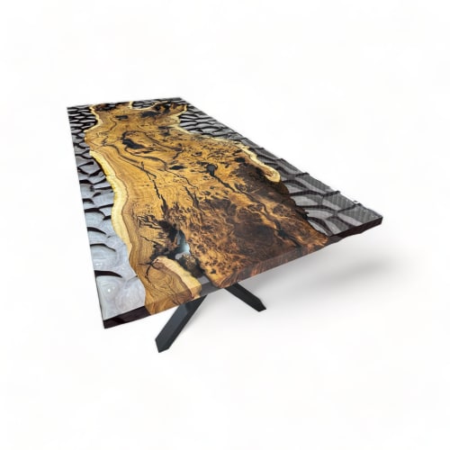 Resin Table Top - Resin Dining Table - Wood Dining Table | Tables by Tinella Collection