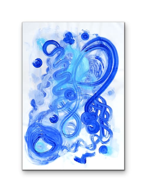 Convergence | 41x29 | Affordable Art | Oil And Acrylic Painting in Paintings by Jacob von Sternberg Large Abstracts