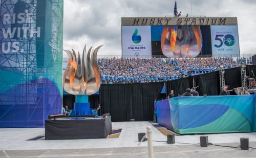 Hope Rising | Public Sculptures by Miguel Edwards | Husky Stadium in Seattle