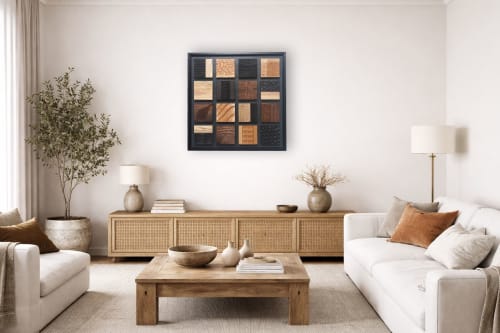 Relief No. 1 | Sculptural Wood Wall Art | Sculptures by Craig Forget