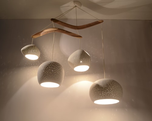 Claylight Boomerang XL chandelier | Chandeliers by lightexture