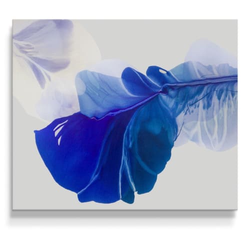 Let the blue bloom the Sacred / 50x60" | Oil And Acrylic Painting in Paintings by Marta Spendowska