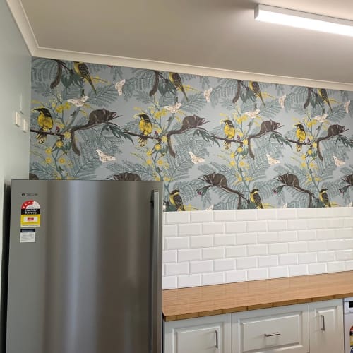 Leadbeater Forrest | Wallpaper in Wall Treatments by Tamara Design Co