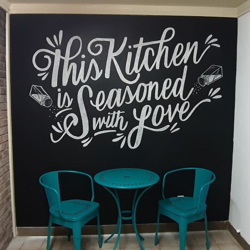 This Kitchen is Seasoned with Love | Murals by La María