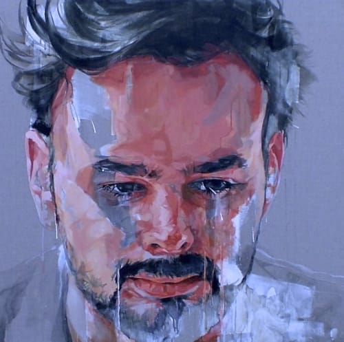 Portrait of Matthew | Paintings by Kim Hart. Portraitist.