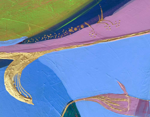 Nexus | Oil And Acrylic Painting in Paintings by Kate Wilson Fine Art