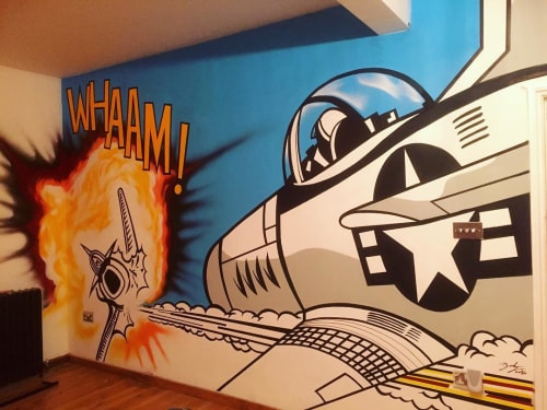 WHAAM! mural | Murals by Jody Thomas