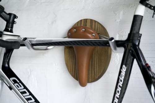 Bicycle Taxidermy "The Longhorn" | Rack in Storage by THE IRON ROOTS DESIGNS | Clients Residence - Portland, OR in Portland