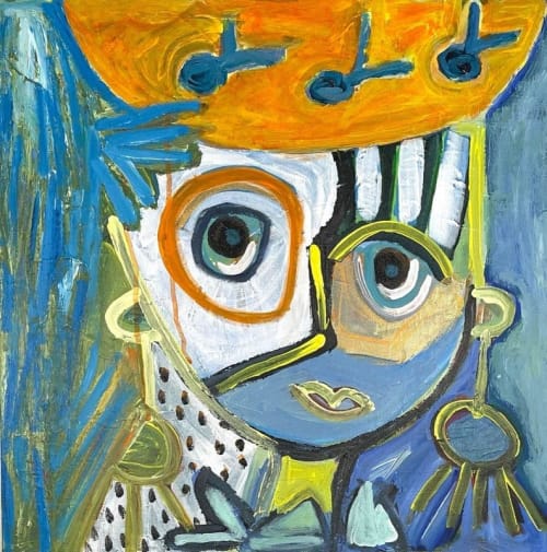 I See You | Sold | Oil And Acrylic Painting in Paintings by Aleea Jaques