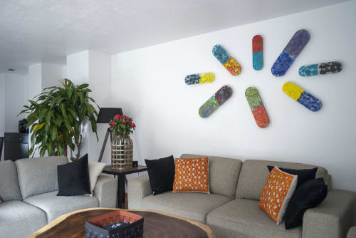 TACHAZ Colorful Organic Forms Pills | Art & Wall Decor by Studio Orfeo Quagliata
