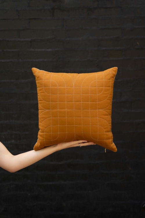 Bangkok Pillow - Roasted Pecan | Pillows by Vacilando Studios