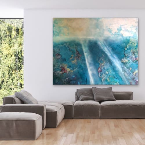 crystal blue persuasion | Oil And Acrylic Painting in Paintings by Amanda M Moody