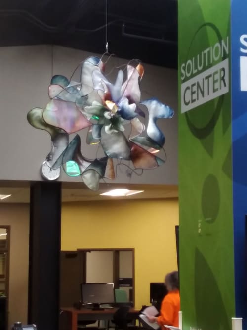 Nebula | Public Sculptures by Jill King Studio | Richland Community College in Decatur