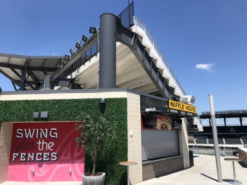 Atlanta Braves Mural | Murals by Pandr Design Co. | SunTrust Park in Atlanta