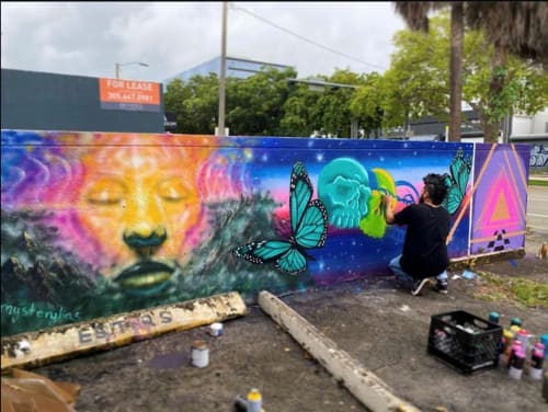 Mural | Murals by Mysterylias Arts | Wynwood Walls in Miami