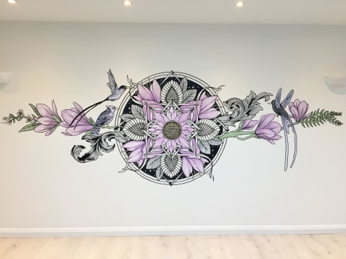 The Aviary - Mural Project | Murals by Phlox Graphix | London in London