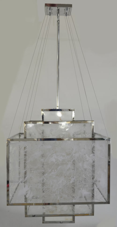 Custom Acrylic Chandelier | Chandeliers by Custom Lighting by Prestige Chandelier