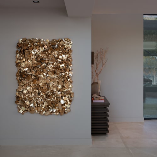 Golden Dendriet | Wall Sculpture in Wall Hangings by John Breed