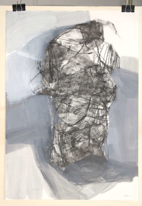 Torso 6 (59x42cm) | Paintings by Magdalena Morey