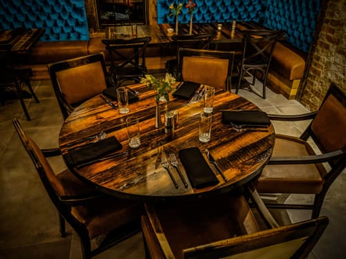 Heritage table | Tables by Michael Colemire Designs | Beehive Augusta Tavern in Augusta