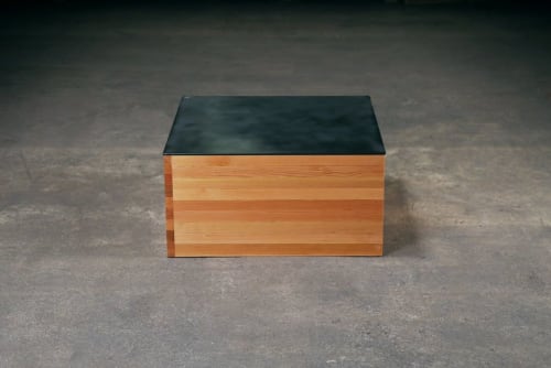 Fir & Steel Coffee Table | Tables by Urban Lumber Co.