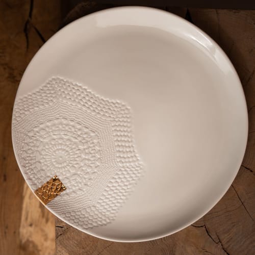 Bosa, grande serving plate, 30cm | Dinnerware by Boya Porcelain