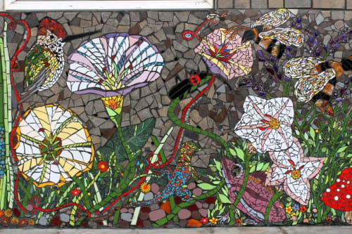 Panel from the 2014 Mosaic Intervention | Public Mosaics by Elizabeth Raybee