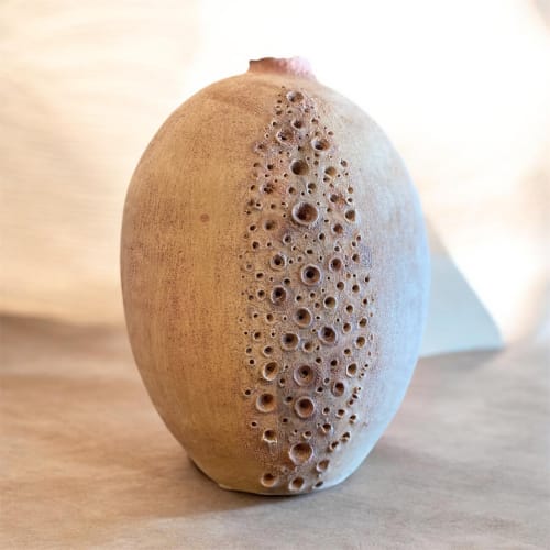 Marine Sculptural Vase | Vases & Vessels by Elena Miller
